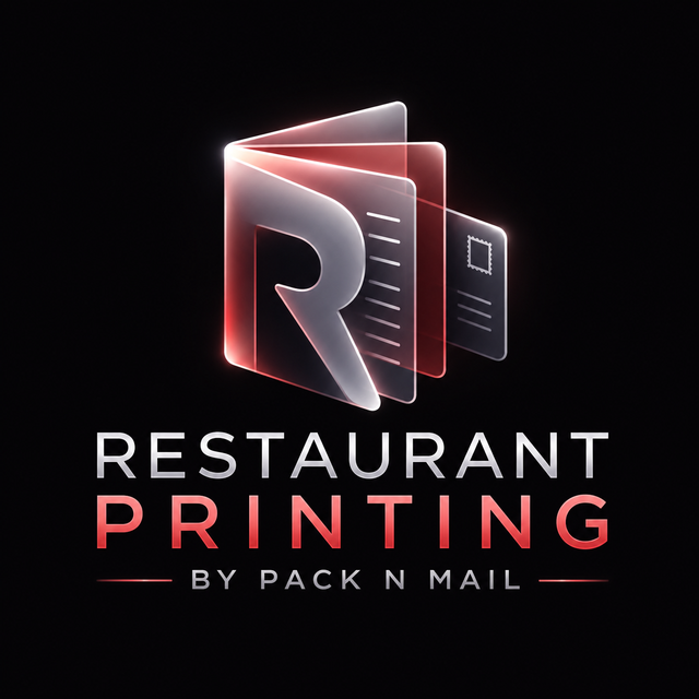 Restaurant Printing by Pack ’n’ Mail